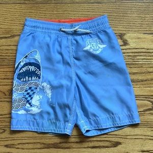 Gap kids shark swim trunks